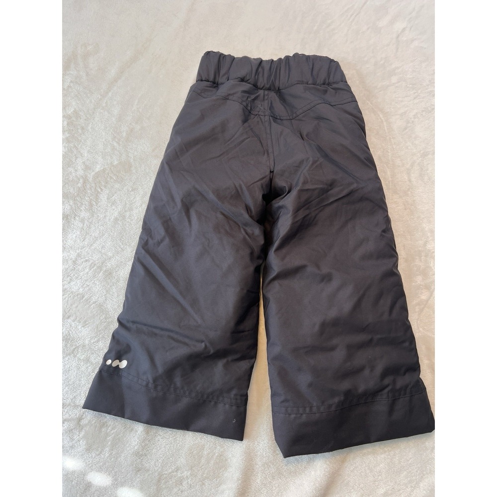 Wedze Youth Toddler Ski Snow Pants Adjustable Waist Size T4 Black Zip Pockets - Picture 5 of 5